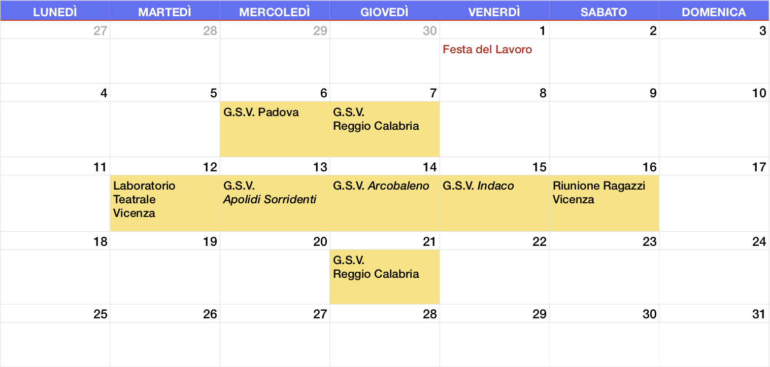 5 maggio